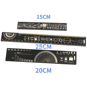 Règle PCB multifonctionnelle 3 types en 1 (15 cm, 20 cm, 25 cm) – Outil de mesure pour résistances, condensateurs, puces IC, <span class=keywords><strong>SMD</strong></span>, diodes et transistors - Product Image 1