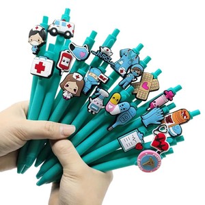 Bolígrafo de Gel Suave con Diseño de Dibujos Animados Médicos Creativos, Tipo Presión, para Enfermeras, Estudiantes y Oficina, Punta de 1.0 mm, Superventas - Product Image 5