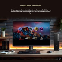 Gloednieuwe originele 7020SFF/QCS1250 desktopcomputer, I3-14100, 16GB RAM, 512GB SSD, 23,8-inch monitor desktop pc computer set