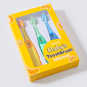 Brosse à dents pour bébé, 3 pièces, manuelle à poils souples, pour usage quotidien des enfants - Product Image 4