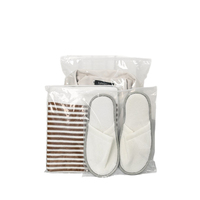 Sac en plastique recyclable avec fermeture éclair pour l'emballage des vêtements