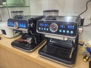 Semi-<b>Automatic</b> Espresso <b>Machine</b> With Adjustable & Milk Frother, Bean-to-Cup <b>Coffee</b> Maker Hot Water System Home Use Italian Semi- - Product Image 4