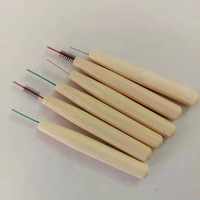 Vente en gros de dents végétaliennes biodégradables et écologiques, gomme en bambou, soie dentaire, tiges en bambou naturel, brosses interdentaires