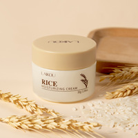 Vente en gros de crème pour le visage au riz LAIKOU pour les soins de la peau hydratante blanchissante et réparatrice niacinamide et beurre de karité