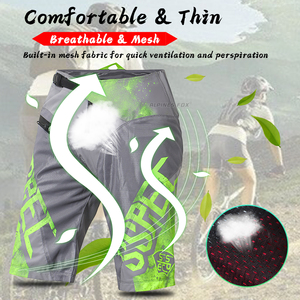 <span class=keywords><strong>Pantaloncini</strong></span> da Motocross MX Off-road, <span class=keywords><strong>MTB</strong></span> DH <span class=keywords><strong>Enduro</strong></span>, <span class=keywords><strong>Pantaloncini</strong></span> da Moto Estivi Traspiranti con Protezioni per Fianchi - Product Image 2