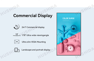 32 "quảng cáo <span class=keywords><strong>Android</strong></span> độ sáng cao LCD hiển thị 500nits Showcase Màn hình cửa sổ màn hình LCD HD kỹ thuật số cửa sổ màn hình hiển thị - Product Image 4