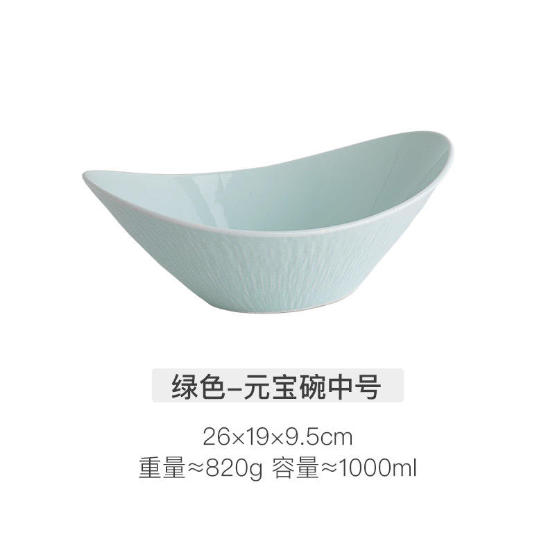 ชาม10นิ้ว (สีเขียว)