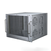 SNR SR-C74 9U Rakmount Chassis Kabinet Enclosure Server Jaringan Rangka Baja Galvanis Pemasangan di Dinding Berventilasi Terkunci Kabel