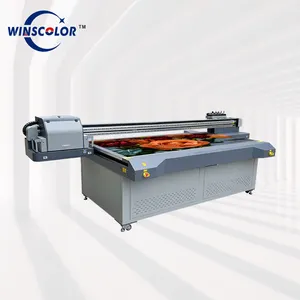 Industrial inkjet printer used uv flatbed printer for sale plastic bag printing machine YC2513H