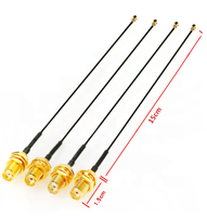 Câble coaxial SMA femelle vers UFL U.FL MHF/MHF4 1.13, adaptateur RP-SMA, assemblage pigtail RF, câbles coaxiaux 1.13mm, 5cm, 10cm, 15cm, 20cm