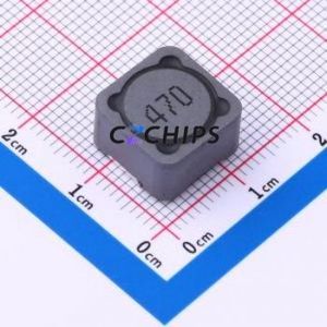 Inductor de Potencia SMD SDRI127-470MT, 12.5x12.5mm (Inductancia: 47uH) (Precisión: 20% Corriente de Saturación (Isat): 4.6A) - Product Image 1