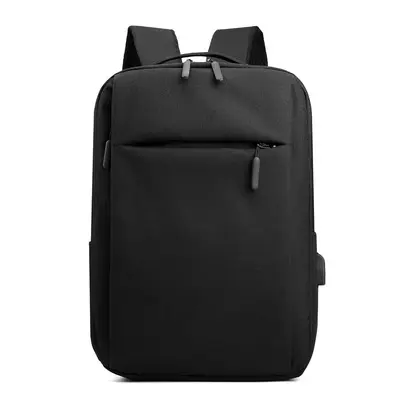 Özel logo iş anti-hırsızlık sırt çantası USB şarj edilebilir dizüstü omuzdan askili çanta