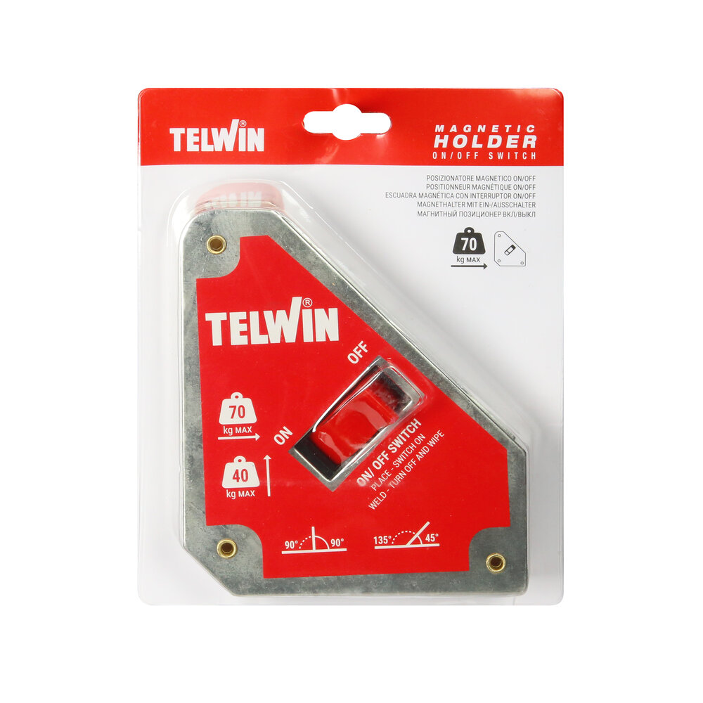 TELWIN 804256, магнитный позиционер с грузоподъемностью переключателя включения/выключения 40-70 кг
