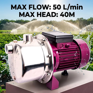Pompe à eau auto-amorçante entièrement automatique ZHELI 220-240V 50Hz 1/3HP à basse pression pour usage domestique, surpresseur d'eau 50L/min - Product Image 1