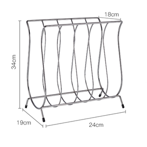 Factory Directly China <strong>Supplier</strong> <strong>Free</strong> <strong>Standing</strong> Decorative Metal <strong>Wire</strong> Newspaper Magazine Holder Rack <strong>Display</strong> - Product Image 1