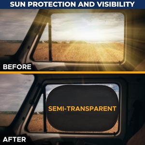 Glue-Free Electrostatic Adsorption Durable PVC Material Car Sun <b>Shade</b> Heat Insulation Sun Protection Universal Size - Product Image 4