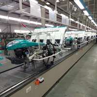 Transplanteuses de riz à essence 2,6 kW 175 kg avec logo personnalisé OEM ODM pour l'Afrique et Madagascar, transport facile