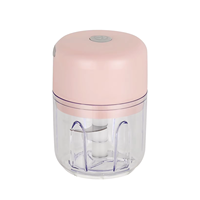 Mini hachoir alimentaire électrique USB, presse-ail, hachoir à ail électrique, acier inoxydable, portable, usage domestique, capacité de 2,1 à 3 L