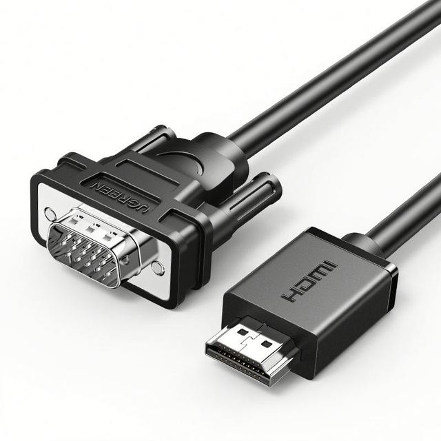 UGREEN HD MI to VGA Cable 1080P HD-MI Male to VGA Male M/M Video Converter Cord VGA Adapter