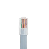 Kabel Konsol 1.8M USB RS232 Sampai RJ45 8P8C Warna Biru Datar