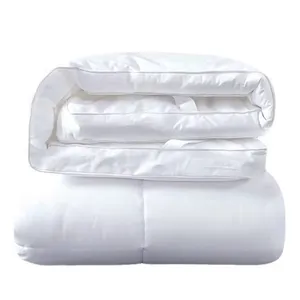 % 100% pamuklu kalın üç boyutlu ördek aşağı otel beyaz yatak Topper ve yatak yatak kapak koruyucu yatak