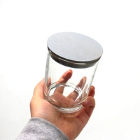 LANGXU Support – Contenant à bougie 400 ml avec logo, effet sablé, pour décoration de mariage, fabrication professionnelle en gros