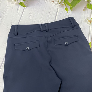 Culotte d'équitation blanche en tissu compressé en nylon pour <span class=keywords><strong>femme</strong></span>, avec poignée au genou, <span class=keywords><strong>pantalon</strong></span> d'équitation de compétition avec poche, en stock - Product Image 6