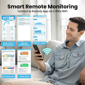 เครื่องตรวจสอบคุณภาพน้ำวิลล่าแบบ WIFI ความแม่น<span class=keywords><strong>ย</strong></span>ำสูง พร้อมระบบแจ้งเตือนล่วงหน้า 24/7 สำหรับตู้ปลาทะเล พร้อมบันทึกประวัติศาสตร์ที่สามารถดาวน์โหลดได้ - Product Image 2