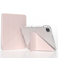 Nouvelle Housse de Tablette 2024, Étui Fin, Étui Entièrement Transparent, Étui Pliable pour iPad Pro 11