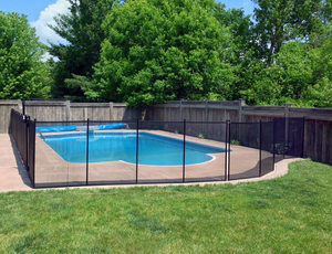 <span class=keywords><strong>Clôture</strong></span> <span class=keywords><strong>de</strong></span> piscine amovible et portable en aluminium avec lames fines en <span class=keywords><strong>PVC</strong></span> pour balcon - Product Image 6