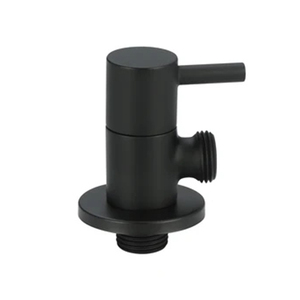 Robinet d'arrêt d'angle moderne en laiton brossé or 90 degrés de 1/2 pouce pour salle de bain, accessoires de tuyauterie d'hôtel BA8037-GM - Product Image 2