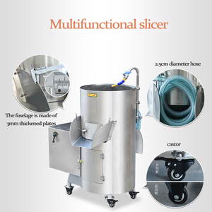 Kommerzielle Kartoffel wasch schäl-und Schneide maschine Hochwertige profession elle Kartoffel reinigungs-und-schälmaschine - Product Image 4