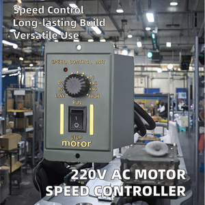 Controlador de Velocidad 220V 50Hz 15W-300W para Motores Asíncronos Monofásicos de CA, Controlador de Velocidad para Motores de CA - Product Image 4