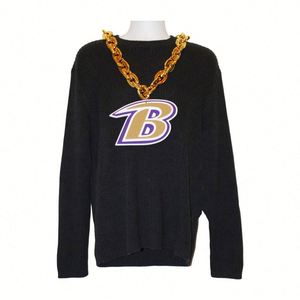 สร้อยคอแฟนฟุตบอลแบบโซ่โฟม 3 มิติ แบบกำหนดเอง ของตกแต่งผนังโฟมชิคาโกแบร์ส โลโก้โฟมแฟนพร้อมไฟ LED วอชิงตัน คอมมานเดอร์ - Product Image 1