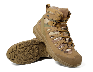 Bottes tactiques imperméables TSB01 CP camouflage coyote marron, chaussures de randonnée durables et anti-dérapantes, chaussures d'entraînement - Product Image 1