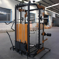 Équipement de fitness professionnel pour salle de sport, rack de squat réglable tout-en-un, machine Smith multifonctionnelle commerciale