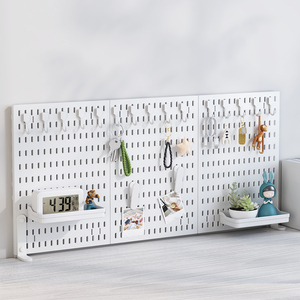 LUYI <span class=keywords><strong>Étagère</strong></span> <span class=keywords><strong>murale</strong></span> perforée personnalisée <span class=keywords><strong>pour</strong></span> bureau à domicile, organisateur multifonctionnel, support à armes, <span class=keywords><strong>étagère</strong></span> <span class=keywords><strong>murale</strong></span> carrée <span class=keywords><strong>pour</strong></span> outils - Product Image 2