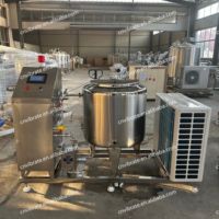 VBJX 100 Litre 500 Litre Pâte de tomate Jus de fruit Crème glacée Pasteurisateur de lait Pasteurisation et refroidissement Prix de la machine