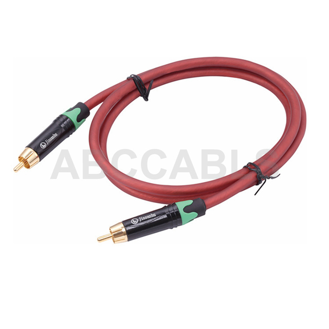 ABCCABLS RCA to RCA Audio Cable High-Fidelity Audio-Double Shielding Stereo Audio Cable Converter, Digital Stereo Audio Cable