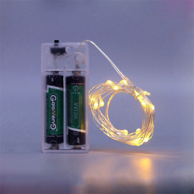 AA Battery Operated 3M 30 Led Ultra Thin Fairy String Lights Micro Mini Led Christmas Lights