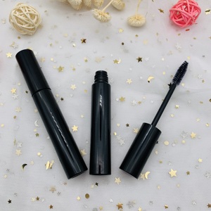 <span class=keywords><strong>Tube</strong></span> de brosse à cils <span class=keywords><strong>pour</strong></span> Mascara, accessoire de luxe en <span class=keywords><strong>plastique</strong></span> de haute qualité, couvercle à vis, 10ML, personnalisé, noir et <span class=keywords><strong>rond</strong></span> - Product Image 3