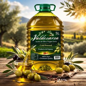 Aceite de Oliva Virgen Extra Orgánico Español Premium Valdezarza, Prensado en Frío, 5000 mL, Botella PET, Caja de 3 Botellas, Solo para Compradores de EE. UU. - Product Image 3