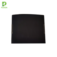 Boîtes d'emballage en carton pour cadeaux, Logo personnalisé, noir mat, 10 pièces