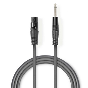 สายสัญญาณเสียง XLR ตัวเมีย ถึง XLR ตัวผู้ 3 พิน ขนาด 6.35 มม. ยาว 1.5 ม. - Product Image 1