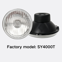Nouveau phare halogène/LED en option de 5,75 pouces pour Sportster Iron 883 XL1200 48 68297-05 69774-07A 73264-10 Remplacement OEM H4 12V