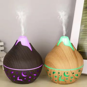USB Air <strong>Humidifier</strong> Electric Aroma <strong>Diffuser</strong> Mist Wood Grain Oil <strong>Diffuser</strong> for Office <strong>Home</strong> Have LED Light <strong>Humidifier</strong> - Product Image 6
