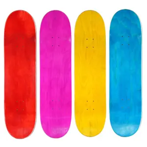 Wholesale 8.0 8.25 Inch Double Kick Concave Pro Skate Board 7 Layer Blank Canadian Maple Skateboard Deck