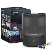 Vente en gros de lampes électriques de luxe à LED humidificateur d'air diffuseur d'arômes en verre à couleur changeante pour chambres d'hôtel voitures voiture aromathérapie