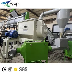 Large High production productive automatic Plastic Washing Machinery Plastic Recycling Machinery Recycle Washing Line