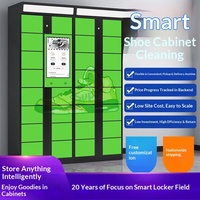 Armoire de lavage intelligente en libre-service, assemblée, résistante à la rouille, multi-niveaux, connectée au réseau, pour le lavage de chaussures/vêtements, à usage partagé sur campus